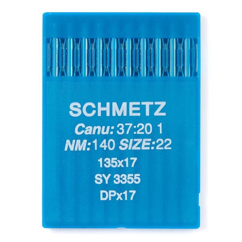Schmetz #22 Sewing Machine Needles 135x17 Round/Sharp Point (10 pack)