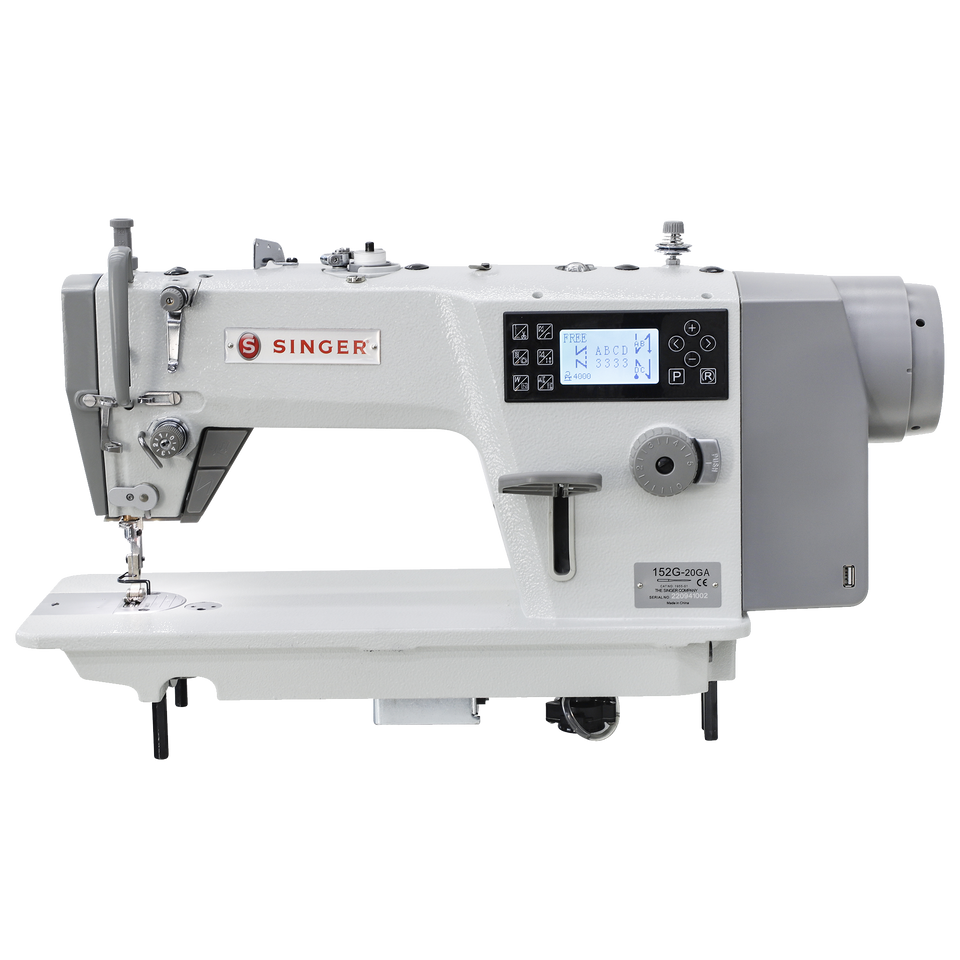 152G Single Needle Electronic Integrated Straight Lockstitch Industrial Sewing Machine with Table