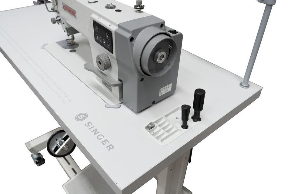 142G F Series Integrated Straight Lockstitch Industrial Sewing Machine with Table view 2