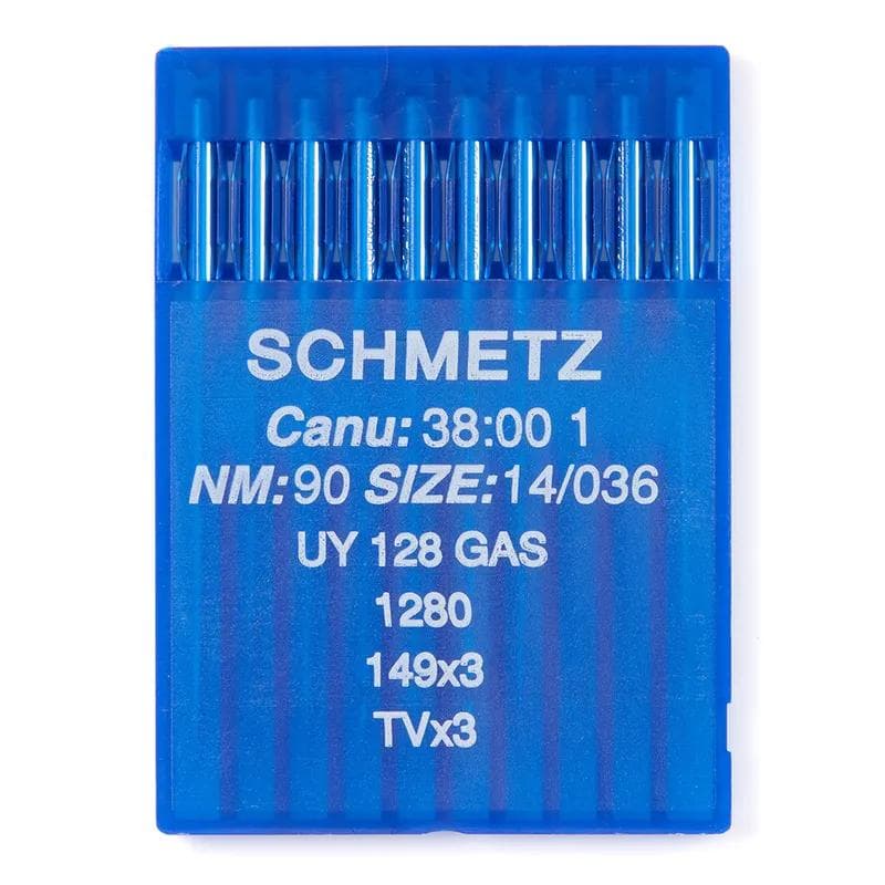 Schmetz #14 Sewing Machine Needles UY 128 GAS Round/Sharp Point (10 pack)