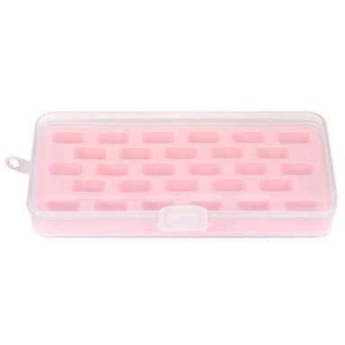 Bobbin Box - Pink Foam Lined view 1