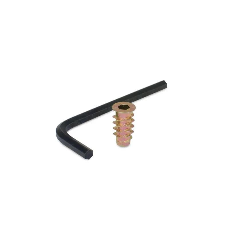 Threaded Insert and Hex Key for Integrated Thread Stand