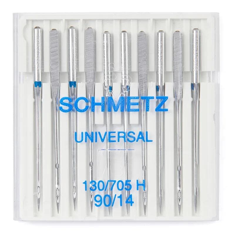 Schmetz #14 Sewing Machine Needles System 130 Round/Sharp Point (10 pack)