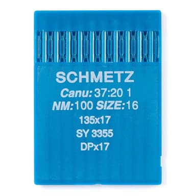 Schmetz #16 Sewing Machine Needles 135x17 Round/Sharp Point (10 pack) view 1