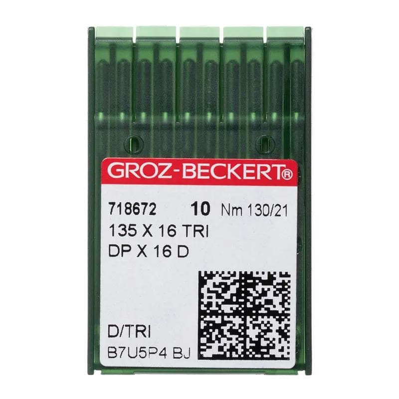 Groz-Beckert® #21 Leather Sewing Machine Needles 135x16 Triangular Point (10 pack)