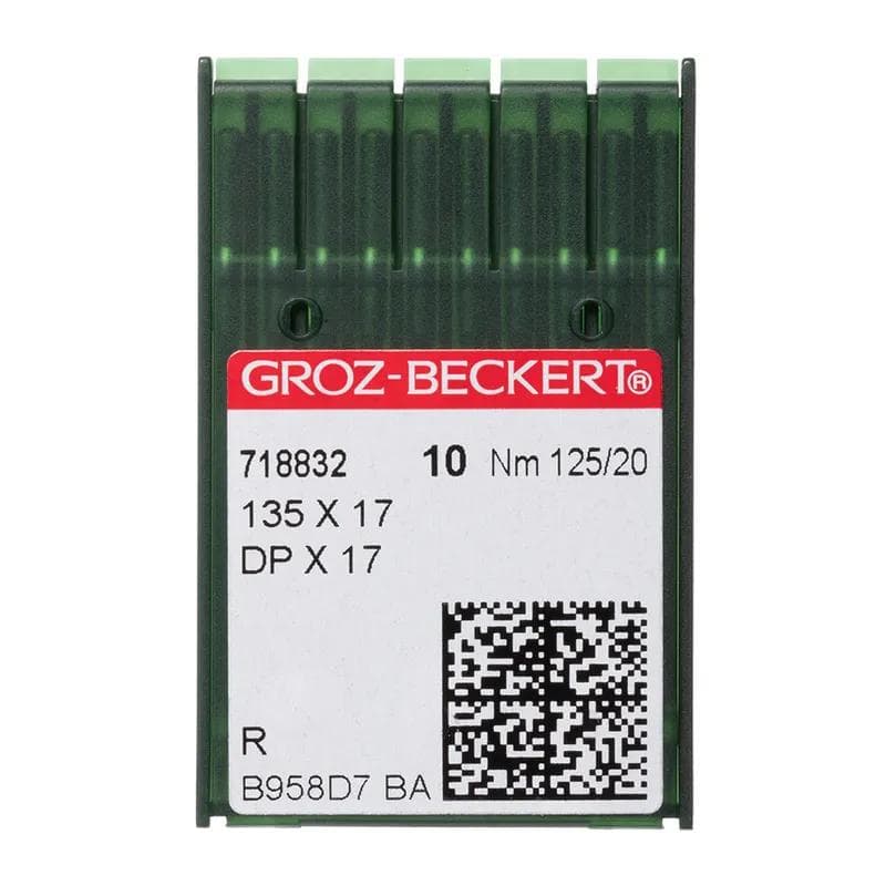 Groz-Beckert® #20 Sewing Machine Needles 135x17 Round/Sharp Point (10 pack)