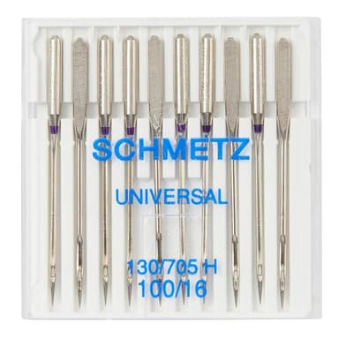 Schmetz #16 Sewing Machine Needles System 130 Round/Sharp Point (10 pack) view 1