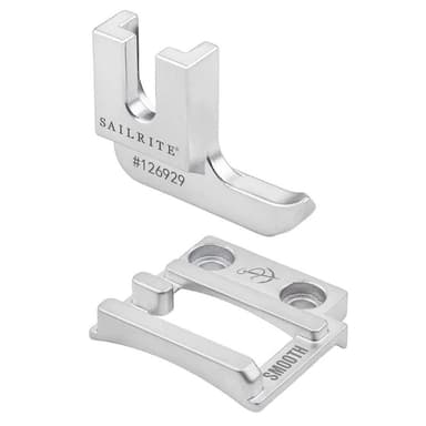 Smooth Left Zipper Foot Set for Sailrite® Ultrafeed® LSZ Sewing Machine view 1