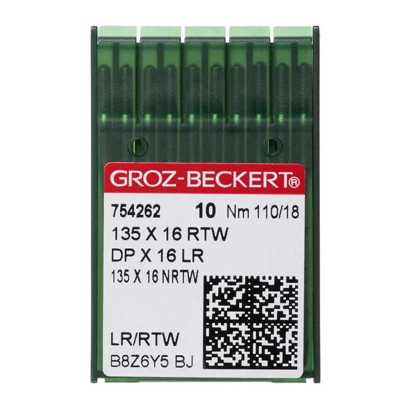 Groz-Beckert® #18 Leather Sewing Machine Needles 135x16 Twist Point (10 pack)