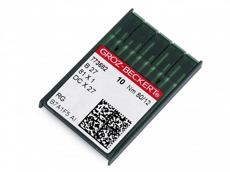 Sewing MachNeedles Groz - Beckert B27 70; 80; 90 for industrial sewing machinges,Overlock view 1