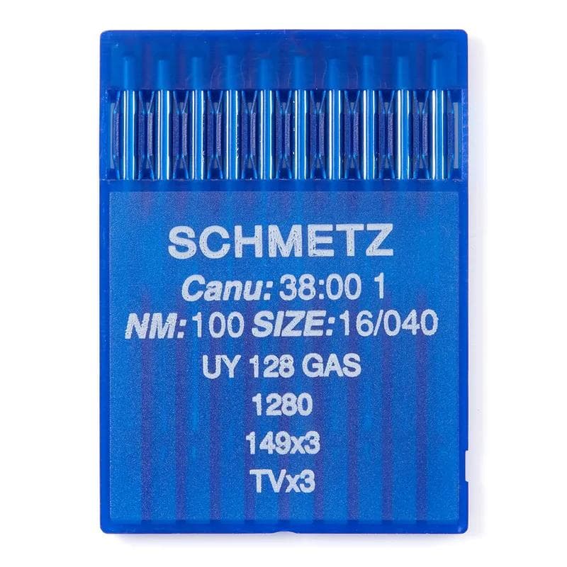 Schmetz #16 Sewing Machine Needles UY 128 GAS Round/Sharp Point (10 pack)