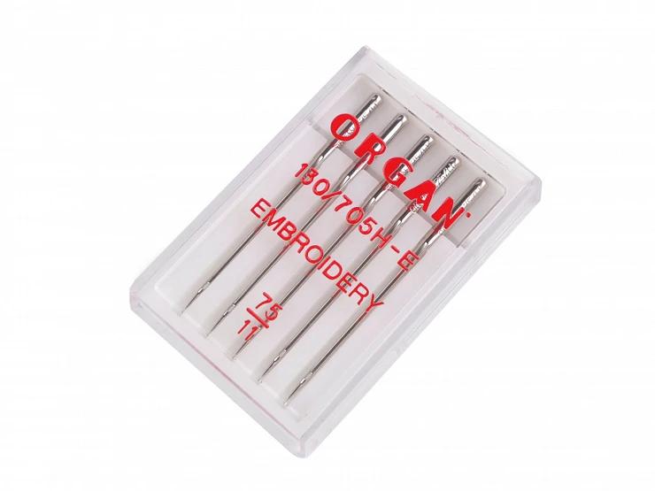 Machine Needles 75 for Embroidery, Organ view 1